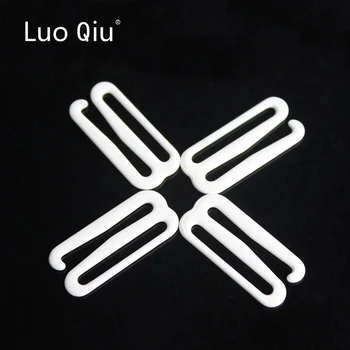 Luo Qiu diržo sagtis drabužis 100vnt/daug 20mm dažytos balta, tipas 9 metalo juosta Sagtys įrašus moteriškas apatinis Trikotažas Padarinių priedai 