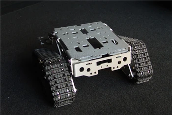 Metalo Aliuminio lydinio Protingas Robotas bakas važiuoklės Platformą rinkiniai ratiniai vikšriniai transporto priemonės Wali VISUREIGIS SN1100 V2
