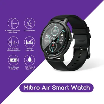 Mibro Oro Smartwatch Pasaulio Versija Širdies ritmo Miego Stebėti Pranešimą Priminimas IP68 Vandeniui Sporto Žiūrėti Sukimosi Smart Žiūrėti