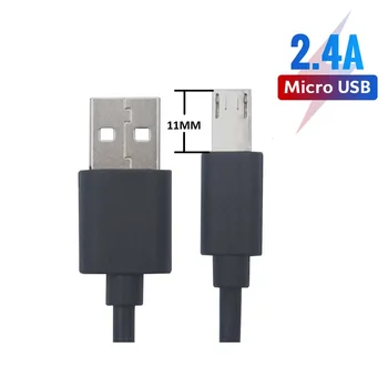Micro USB, Įkroviklio Laidas (11MM Pratęstas Patarimas) už VAS Blackview Katė Oukitel Doogee Leagoo Nomu Zoji Guophone V19 Patikima Telefonai