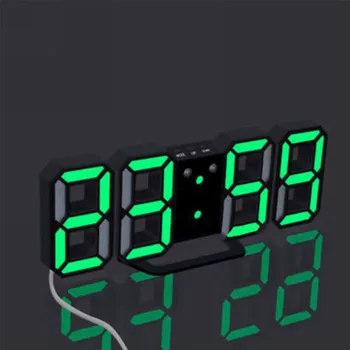 Modernus Skaitmeninis LED Stalas Stalas Naktį Sieninis Laikrodis Žadintuvas Žiūrėti 24 arba 12 Valandų Rodymo Namų Dekoro Akrilo laikrodžiai 2018 lašas laivybos