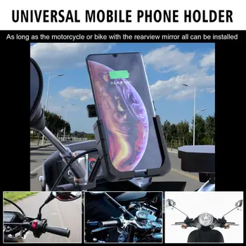 Motociklas Dviratis Paspirtukas Aliuminio Lydinio Laikiklis Greitas Montavimas Įkraunamas Mobilusis Telefonas Priedai Xiaomi 