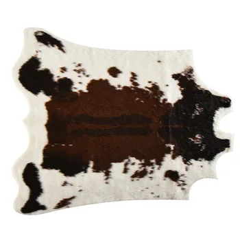 Namas karvė kilimo imitacija karvė visą odos kėdė kilimėlis kilimėlis