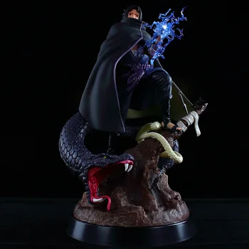 Naruto Shippuden Uchiha Sasuke Gyvatė Statula Anime Pav Žaislai Galvos Keitimas PVC Veiksmų Skaičiai Žaislų Kolekcijos Lėlės Modelio Dovana
