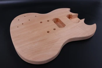 Nauja elektrinė gitara Kūno raudonmedžio Nebaigtų 25.5 colių Kairėje kūno Gitara dalių, Nustatytų #SG T