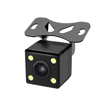 Naujas 4 LED 170 Laipsnių Plataus Kampo Automobilio Galinio vaizdo Kamera Pažangi važiavimo Atbuline eiga Kelio Atsarginė Kamera HD Ateina su dinaminiu Trajektorija