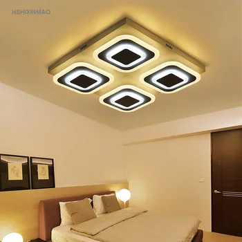 Naujas LED akrilo lubų lempa modernus, stačiakampio kambarį lempos aikštėje miegamasis restoranas studijų Lubų šviesos AC90-260V