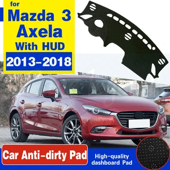Neslystantis prietaisų Skydelio Kilimėlis Padengti Trinkelėmis skėtį nuo saulės Dashmat Automobilių Reikmenys Mazda3 2016 2017 m. Mazda 3 BM BN 2013~2018 Axela