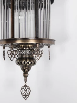 Nuostabi turkijos liustra,pyrex rankų darbo senovinių art deco lubų šviesos,pakabukas turkijos lempos