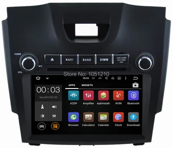 Ouchuangbo android 7.1 automobilio radijo, gps Chevrolet S10 su 2G RAM, wifi, Bluetooth, AUX, DVD grotuvas