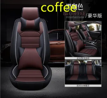 PU Oda Automobilių Sėdynės Padengti Linų universalus sėdynės pagalvėlės Automobilių Optikos Už Suzuki SX4 Automobilių sėdynės