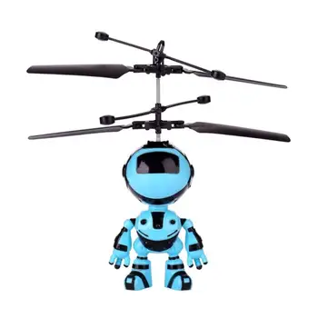 RC Vertus Indukcinis Skraidantis Robotas Vaikas Plaukioja Kamuolys Mini LED Nepilotuojamų Orlaivių, Sraigtasparnių Vertus Infraraudonųjų spindulių Indukcijos Vaikai Šviesą Žaislai