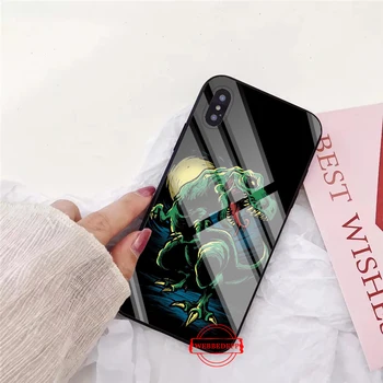 Retro Dinozaurų Stiklo Telefono dėklas skirtas Apple iPhone 11 Pro X XS Max 6 6S 7 8 Plius 5 5S SE