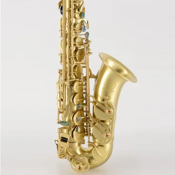Snd-1991 EB Alto Saxophone žalvario piešimo procesas E butas Saksofonas 802 klavišą woodwind priemonė diržo valymo šluostės pirštinės diržas