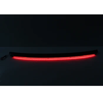 Streamer Stiliaus Automobilių Galinis Spoileris Uodega Kamieno Sparnas su LED Raudonos Šviesos Lūpų Apdaila Padengti Audi A4 2017 2018 2019 ABS Plastiko