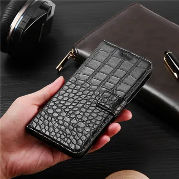 Telefono dėklas HTC One M8 M8s Atveju, Piniginė, Krokodilo odos Tekstūros Oda Knygos Dizainas Telefono Coque 
