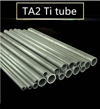 Titano Vamzdis Išorinis Diametras 27mm 35mm 40mm 114mm Storis 3,5 mm Juostoje TA2 Pramonės Eksperimento TitaniumTube