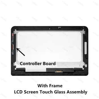 Touch Stiklas, skaitmeninis keitiklis LCD Ekranas Asamblėjos + Bezel HP Pavilion 11-K serija 11-k000na 11-k000ur 11-k004na 11-k004tu 11-k022tu
