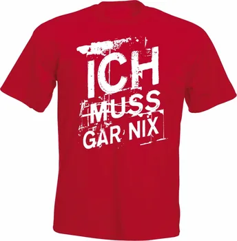 Trumpomis Rankovėmis vyriški Geriausias T-Shirt Ich Muss Gar Nix Funshirt Įdomus T-Shirt Geschenk Lustig Polizei Marškinėliai, Palaidinukė
