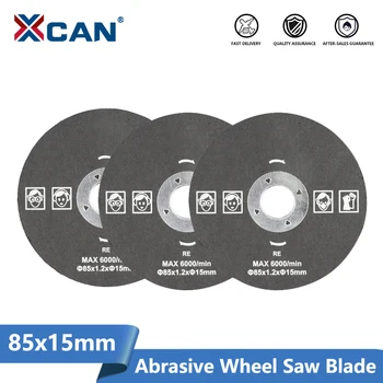 XCAN pjauti Abrazyviniais diskais, 85mm, diskinio Pjūklo Ašmenys Metalo Pjovimo Diskas, Šlifavimo Įrankiai, Šlifavimo Ratas, Pjovimo Diskai,