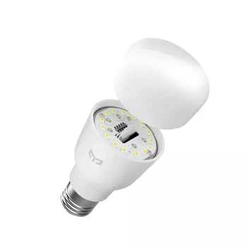 Yeelight 1S YLDP13YL Smart LED Lemputės Spalvinga 800 Liumenų 8.5 W E27 Citrinų Smart Lempa Smart Home App Balta/RGB