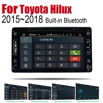 ZaiXi Android Automobilio Radijas Stereo GPS Navigacija Toyota Hilux~2018 M., 