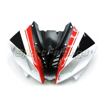 Įpurškimo Purvasargiai, Skirtas Yamaha YZF R6 600 08 09 10 11 12 13 14 15 Baigtas ABS Motociklą Lauktuvės Kūno Rinkiniai Rinkinio Raudona Balta Juostele