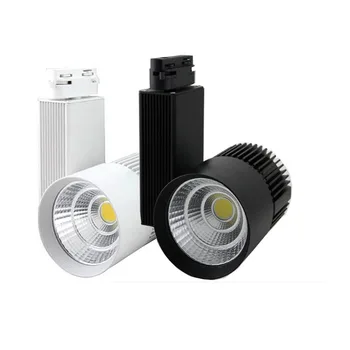 Šiuolaikinės Reguliuojamas 2 Laidai 1 Etapas LED Kelio Vietoje Šviesos 20W COB LED Bėgio Lempos, Embedded Šviestuvai Parduotuvė Parduotuvių 10vnt/daug
