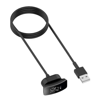100cm USB Greito Įkrovimo Kabelis Įkrovimo Dokas Maitinimo Kabelis Mokestis Duomenų Laidą Fitbit Inspire/Inspire HR Smart Juosta Priedai