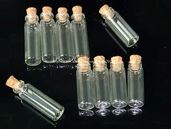 1Pc Skersmuo 12mm Stiklo Tuščias Butelis Mini Mažas Kamštienos Stiklo Butelių, Buteliukų Jauna Mergina Meno Pranešimo Perdavimo Buteliai