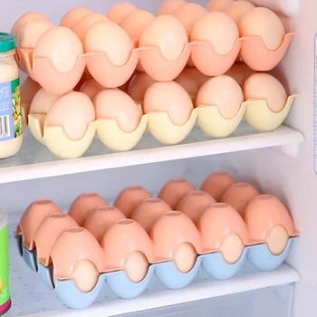 1PCS Kiaušinių Laikymo Dėžutė 15 Plastiko Gali Būti Ant Kiaušinio talpinimo Šaldytuve Kiaušinių Laikymo Konteineris Stovo Virtuvės Saugojimo Dėžutė