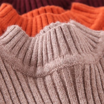 2018 Vaikai Megztiniai Mados Rudens-Žiemos Berniukams ilgomis Rankovėmis Vientisų Spalvų Spausdinimo Mezgimo Megztinis Baby Vaikų Viršūnes Drabužius ZT102
