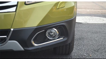2vnt Chrome ABS Priekinis Rūko Žibintas, Rėmelis, apdailos dangtelio apdaila Išorės apdailos Auto Reikmenys, Suzuki SX4 S-Cross-2016 m.