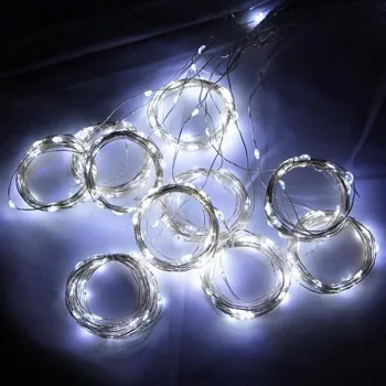 3*3m LED Užuolaidų Šviesos 100/200/300 Vandeniui Led Pasakų Šviesos Girlianda Namuose Kalėdų Vestuves Apdaila, Daugiafunkcinis