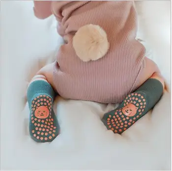 3Pair 0-5 Y 2021 m. pavasarį naujas kūdikių kojinės, neslidžia dozavimo vaikams, vaikiška kojinės mielas animacinių filmų anksti klasėje grindų kojinės