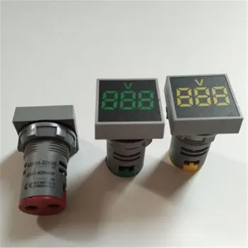 Aikštėje AC20-500V LED Digital Voltmeter Mažas ir Subtilus Signalo Indikatorius Galingas Lentelė Įtampos Testeris, Matuoklis AD101-22VMS