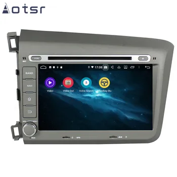 AOTSR Android 9.0 DSP IPS GPS Navigacijos Carplay Automobilių DVD Honda Civic (2012-M.) Radijo Multimedijos Grotuvas Centrinis kontrolės Wifi