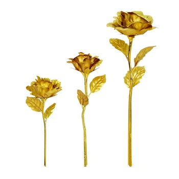 Aukso Folija Dirbtinių Rožių Netikrą Gėlių 