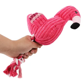 Aukštos Kokybės Šunų Kramtyti Žaislus Flamingo Audinio Patvarumą Wokalizacja Lėlės Bite Žaislai Piskliwy Šunų Aksesuarai, Augintinių, Šunų Produktus