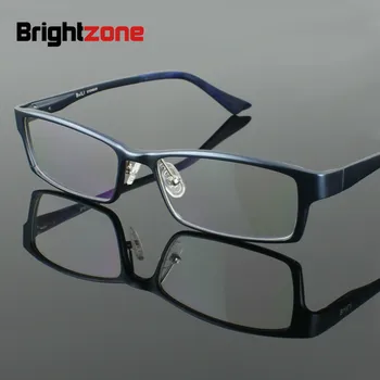 Brightzone High-end Trumparegystė Akinių Rėmeliai, Akiniai Vyrų Optinis skaidraus Lęšio Rankų darbo Prekės Dizaineris Kompiuterio Vyrų Akiniai(Kinija)