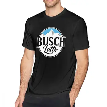 Busch Latte Vyrų Pagrindinio trumpomis Rankovėmis T-Shirt