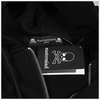Dark punk stiliaus MMJ kaukolė Diamond hoodie moterų ir vyrų Japonų gatvės prekės hip-hop bendras užtrauktukas hoodie pora