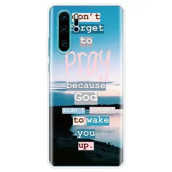 Dievas Jėzus Meldžiasi Padengti Telefoną Atveju Huawei P40 30 P20 Mate 30 20 10 Pro P10 Lite P Smart Z 2019 Coque 