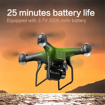 Drone 4K S32T sukasi vaizdo kamera quadcopter HD aerofotografija oro slėgio užveskite pagrindinis iškrovimo skrydžių 20 minučių RC sraigtasparnis
