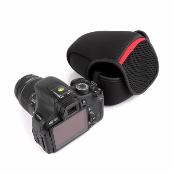 DSLR Fotoaparato Krepšys Atveju Linijinės Minkštą, Paketą Canon 750D 1300D 1200D 1500D 200D 100D Nikon D3400 D3300 D3200 