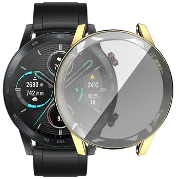 Galvanizavimo TPU Žiūrėti Padengti Shell Screen Protector Atveju už Garbę Magija 2 46mm Smartwatch Priedai