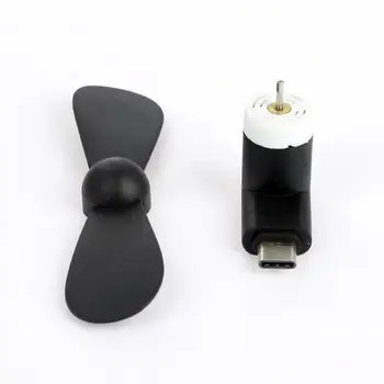 Gerus Rezultatus išmaniųjų telefonų TPE Medžiagos Mini USB 3.1 C Tipo Nešiojamų Ventiliatorius Aukštos Kokybės Spalvos Mini USB Elektrinis Ventiliatorius Specialiųjų