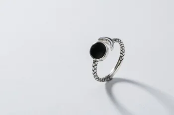 KJJEAXCMY boutique jewelryar S925 sterlingas sidabro, Saulės, Mėnulio žiedas, retro asmenybė, tendencijos, Japonijos ir korėjos moterų žiedas orn