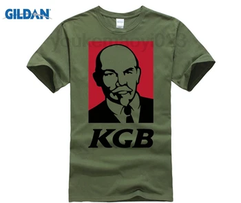 Kk Cccp Kfc Lenino Kgb Juokinga Trumpomis Rankovėmis T-Shirt Viršuje, Medvilnės Lycra Marškinėliai Naujas 
