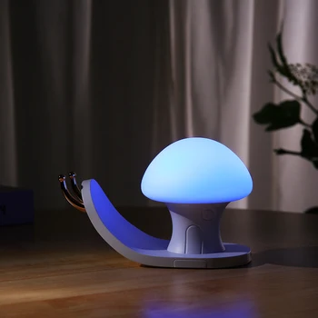 LED Sraigė Naktį, Šviesos, Naujumo Romantiškas, spalvingas Touch Baby vaikų Miegamasis miego lempos Šviesos lemputes su Mobiliojo telefono laikiklis